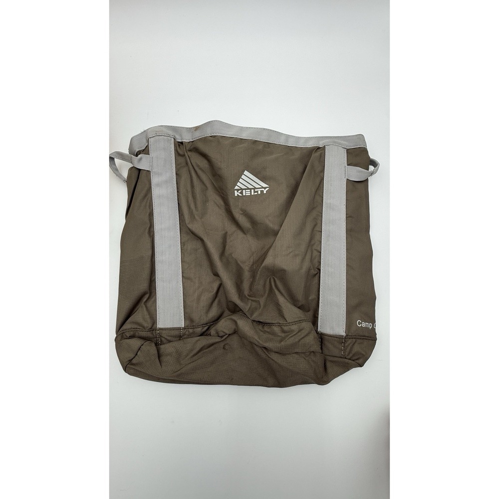 Kelty Camp Carton Storage Bag 15L Nylon Khaki Zipper Closure Large